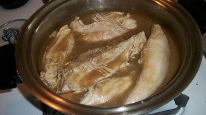 Optional: Use gravy to gently reheat cooked meat or poultry. 