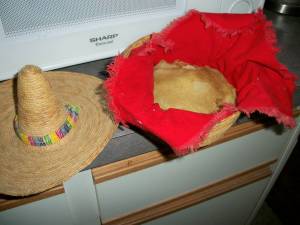 Keep corn tortillas wrapped in a napkin in a basket